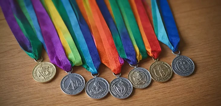 Medale z elementami edukacyjnymi dla młodzieży