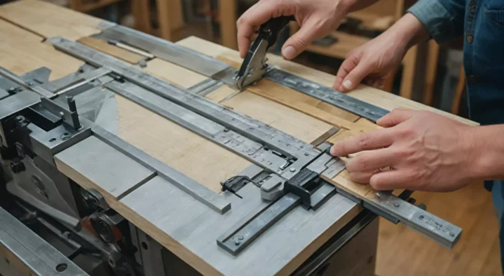 Jak ustawić prowadnicę i wysokość tarczy dla precyzyjnych cięć